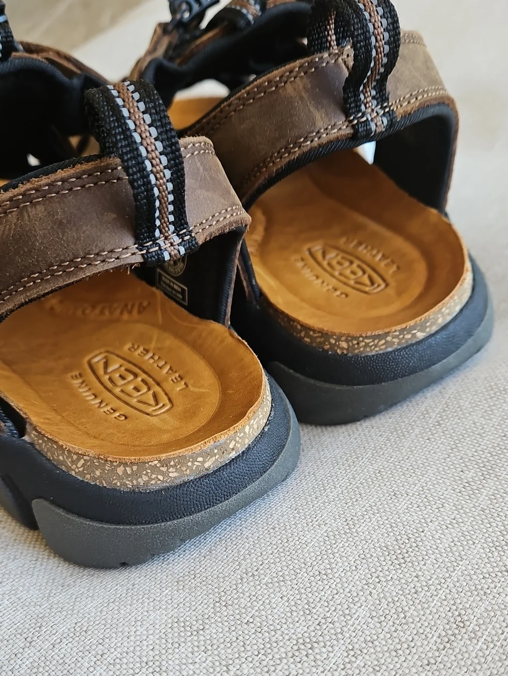 KEEN Newport Leather Hybrid Sandal In Bison Brown, Men's 8.5